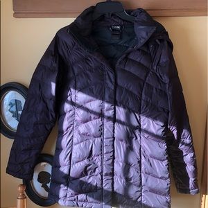 North Face long puffer size S
